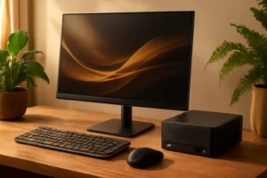 Mini Desktop Intel Core i7 16GB RAM SSD 1TB + Monitor 21" + Teclado e Mouse Sem Fio