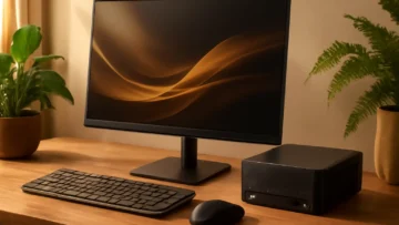 Mini Desktop Intel Core i7 16GB RAM SSD 1TB + Monitor 21" + Teclado e Mouse Sem Fio