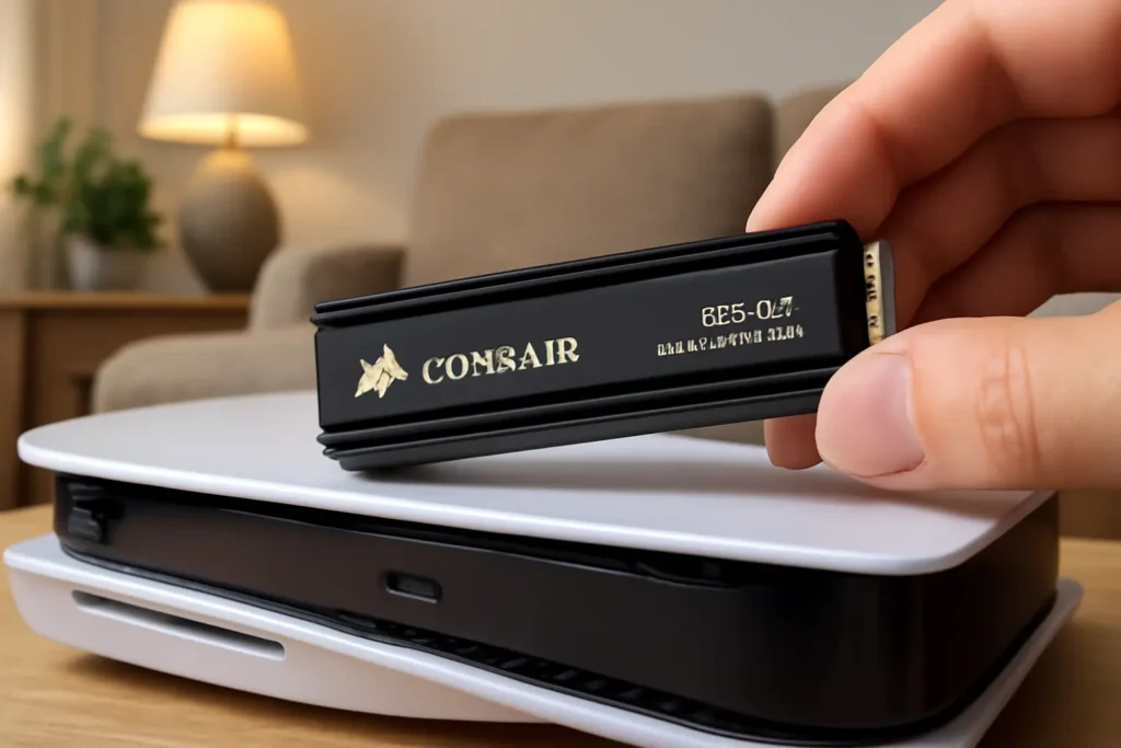 SSD Corsair M.2 NVMe PCIe Gen4 de 2 TB para PS5 - Desempenho Extremamente Rápido