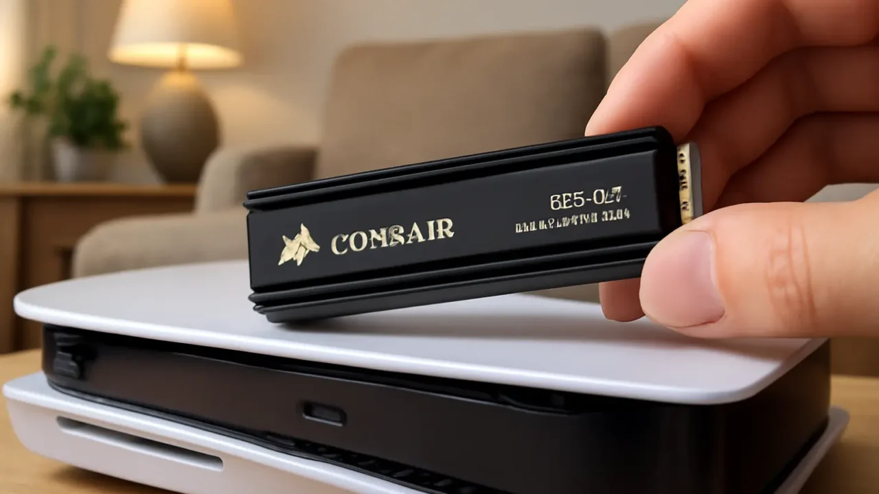 SSD Corsair M.2 NVMe PCIe Gen4 de 2 TB para PS5 - Desempenho Extremamente Rápido