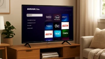 Smart TV 32” Britânia Roku LED Dolby Audio