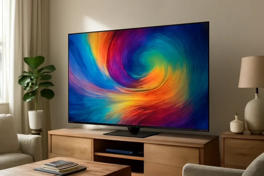 Smart TV QLED 65" 4K UHD Samsung Q60C - Alexa built in, Modo Game, Tela sem limites