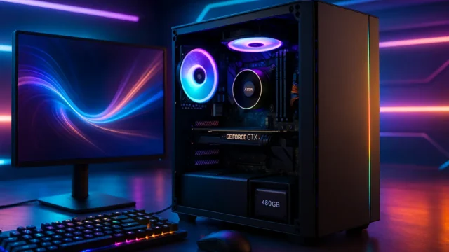 Monte seu PC: Ryzen 5 5500, GTX 1660S, 16GB, 480GB SSD