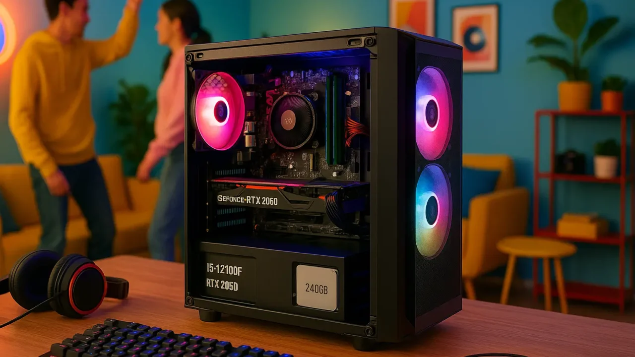 Monte seu PC: i3-12100F, RTX 2060, 8GB, 240GB SSD