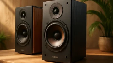 Monitor de Áudio com saída para Subwoofer R2750DB 136W RMS EDIFIER - Preto: Som de Qualidade para Seu Ambiente