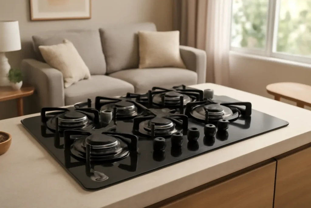Cooktop 5 bocas Consul com controle fácil e acendimento automático - CD075AE BIVOLT