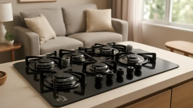 Cooktop 5 bocas Consul com controle fácil e acendimento automático - CD075AE BIVOLT