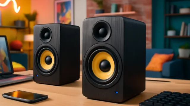 Monitor de Áudio 66W RMS Hi-Res - EDIFIER M60: Potência e Conectividade Avançada