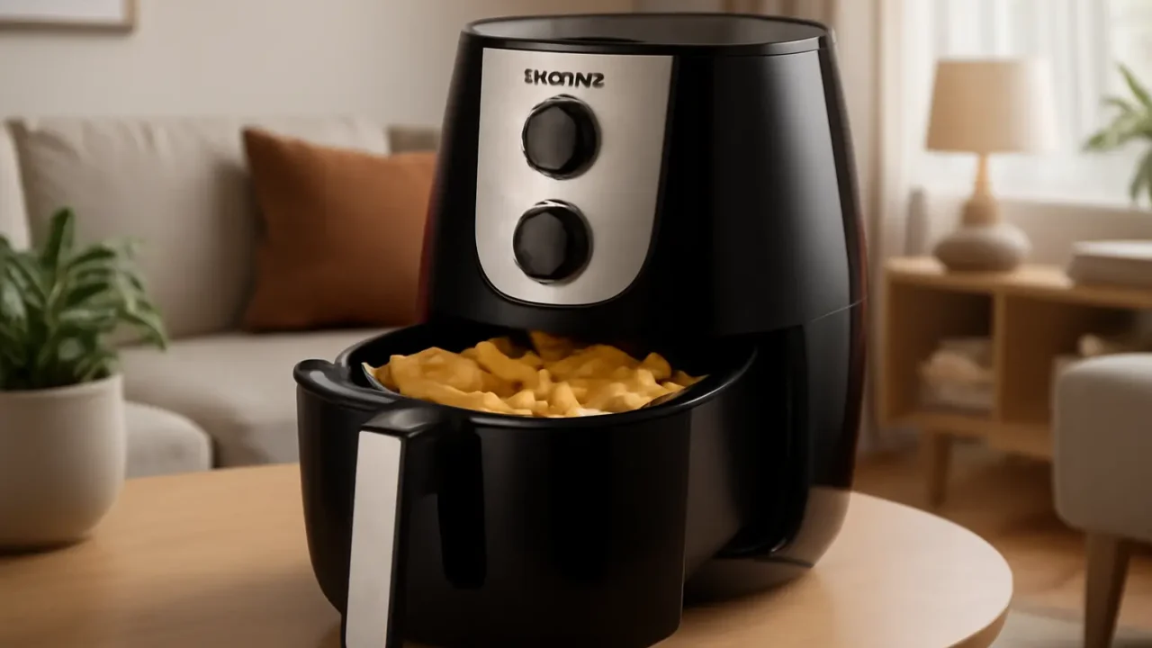 Fritadeira Sem Óleo Air Fryer 5,5L, Mondial, Preto/Inox, 1900W, 220V - AF-55 I: Desempenho e Praticidade