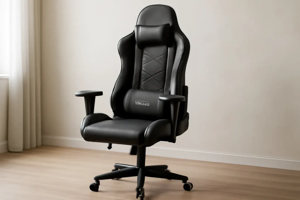 Cadeira Gamer Vickers Preta Fortrek: Conforto e Durabilidade