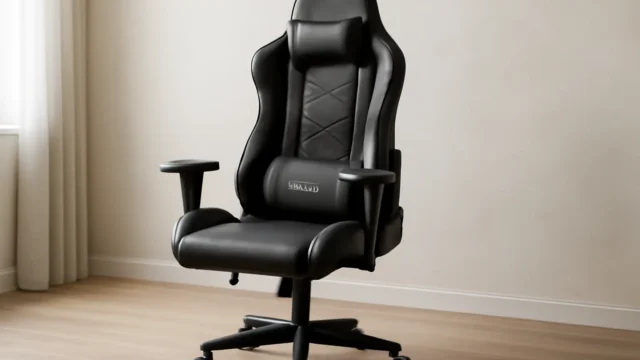 Cadeira Gamer Vickers Preta Fortrek: Conforto e Durabilidade