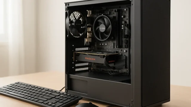 Monte seu PC: Ryzen 5 4500, RX 550, 8GB, 240GB SSD