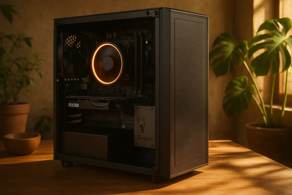 Monte seu PC: Ryzen 3 4100, RX 550, 8GB, 240GB SSD