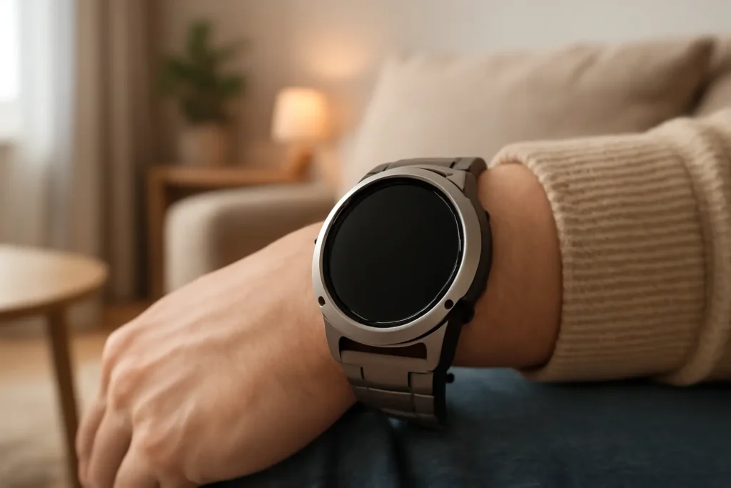 synsing Pulseira de Titânio Compatível com Garmin Fenix 8 e Outros Modelos