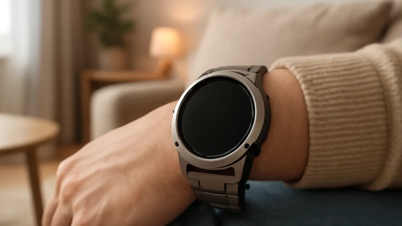 synsing Pulseira de Titânio Compatível com Garmin Fenix 8 e Outros Modelos