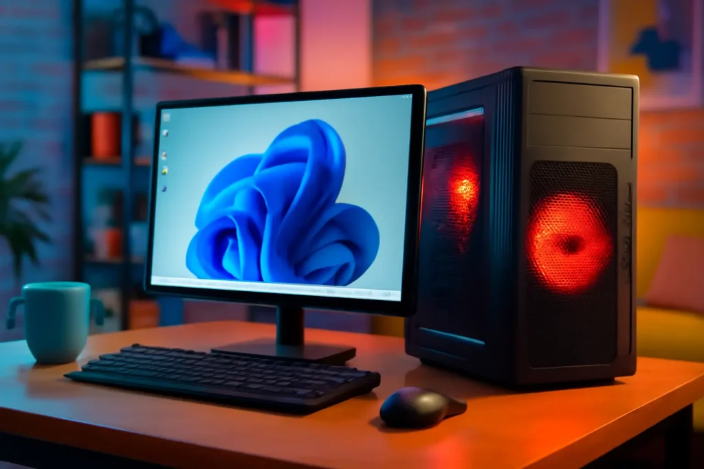 Computador PC Completo Intel Core i3 8GB SSD 128GB Monitor 15"