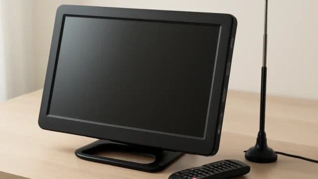 TV Digital Portátil LED 14 Polegadas: Conectividade e Portabilidade para Entretenimento em Movimento