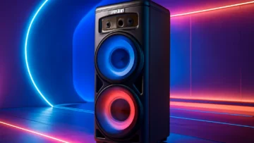 Torre de Som AIWA T2W-02 2300W: Potência, Conectividade e Luzes LED