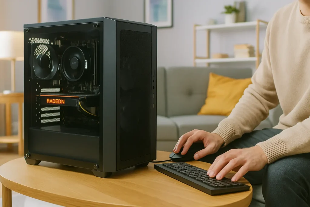 Monte seu PC: Ryzen 7 5700G, RX 6600, 8GB, 240GB SSD