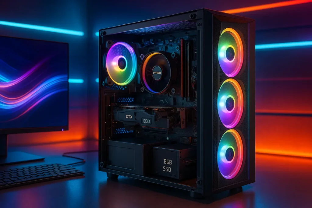 Monte seu PC: Ryzen 7 5700G, GTX 1650, 8GB, 240GB SSD