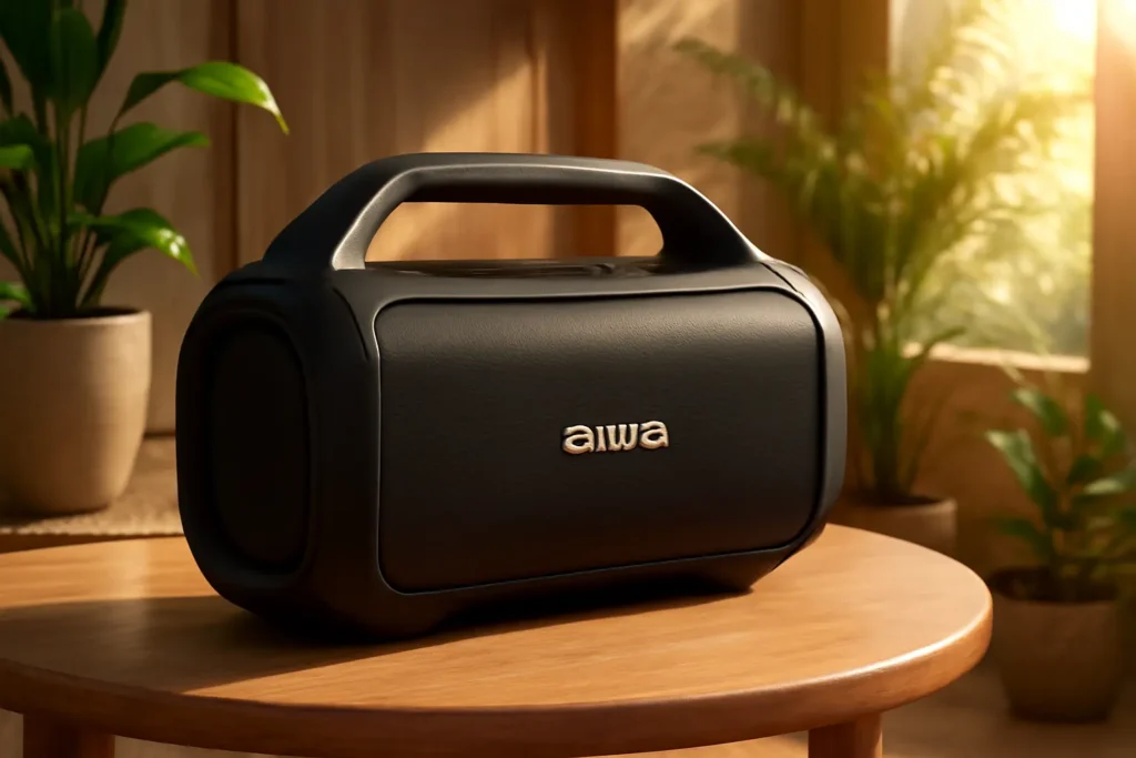 Caixa de Som Boombox Plus AIWA BBS-01-B 200W Bluetooth 30H IP66 USB Preto