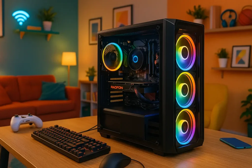 Monte seu PC: i3-10100F, RX 6600, 16GB, 240GB SSD