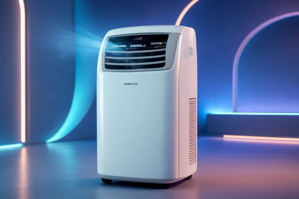 Ar Condicionado Portátil Hisense 12.000 BTUs com Wi-Fi e Evaporação Automática