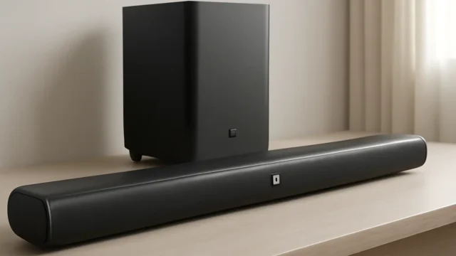 JBL Cinema SB580 Soundbar com Subwoofer Sem Fio - Dolby Atmos 220W RMS