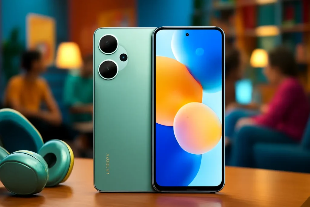 Smartphone Xiaomi Redmi Note 14 5G NFC Coral Green 8GB RAM 256GB ROM