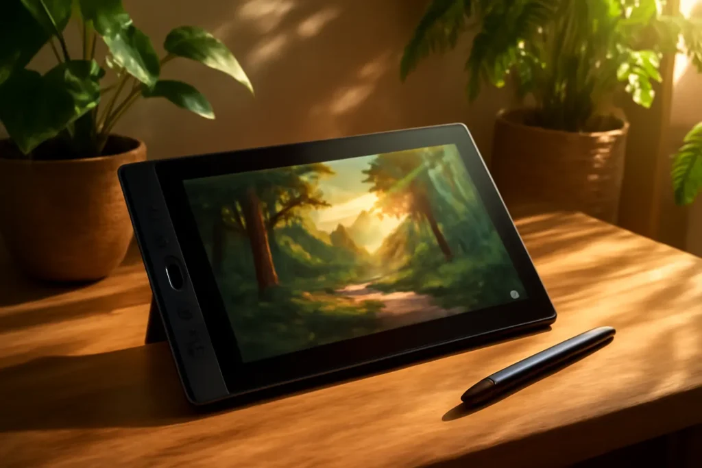 HUION Mesa digitalizadora Kamvas Pro 16 2.5K QHD