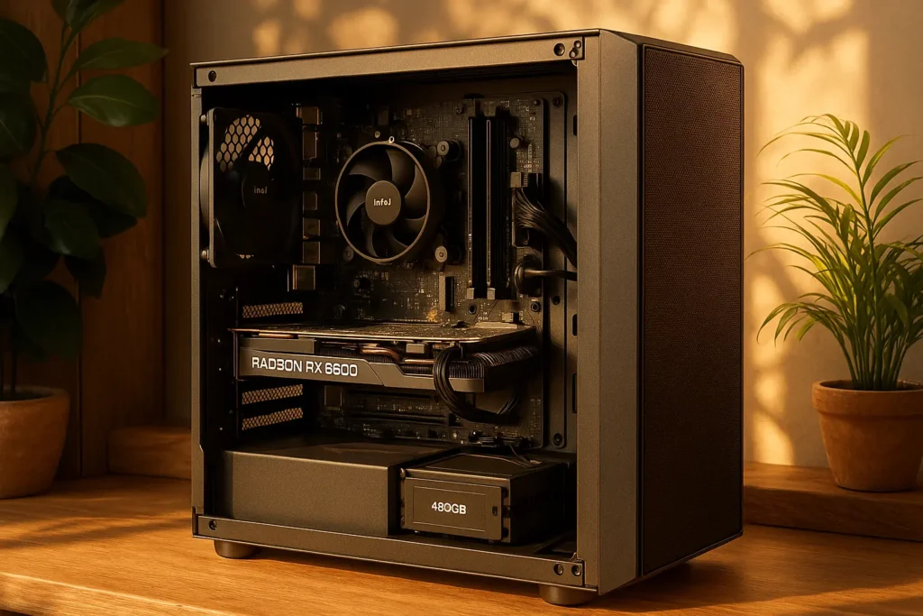 Monte seu PC: i5-12400F, RX 6600, 16GB, 480GB SSD