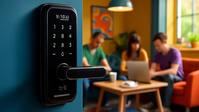 Fechadura Digital de Sobrepor Tecno DS4100V, Elsys – Abertura por Senha ou Tag