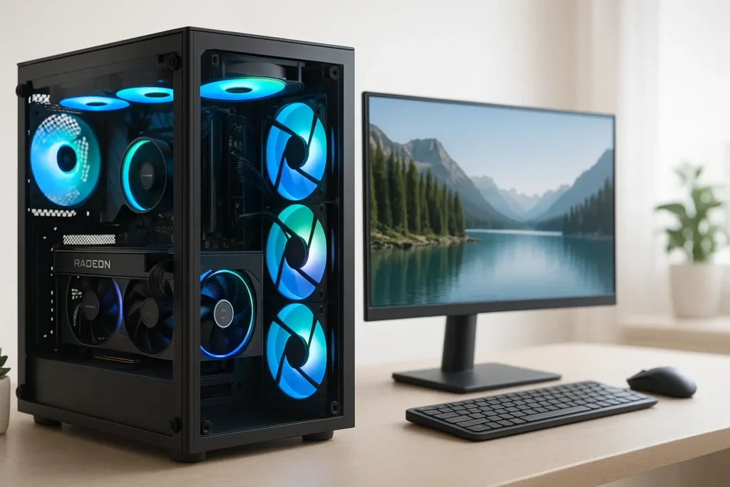 Monte seu PC: Ryzen 7 5800X, RX 6600, 16GB, 480GB SSD