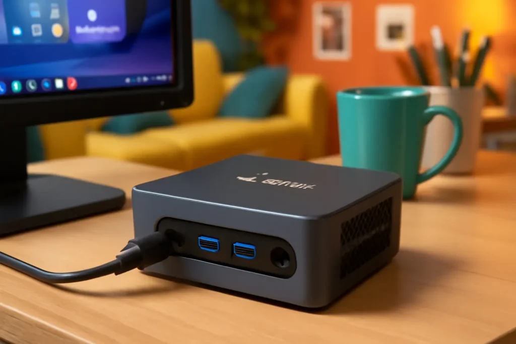 Beelink Sei12 Mini PC Intel i5 12450H: Desempenho e Conectividade em Formato Compacto