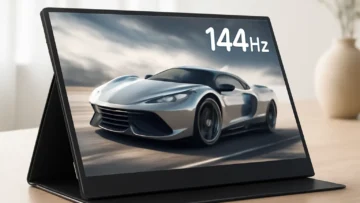 UPERFECT Monitor Portátil para Jogos 17,3 Polegadas 144 Hz