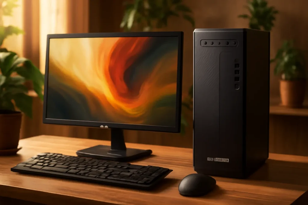 Computador Mancer Intel i3 com Monitor 19" e Kit Teclado