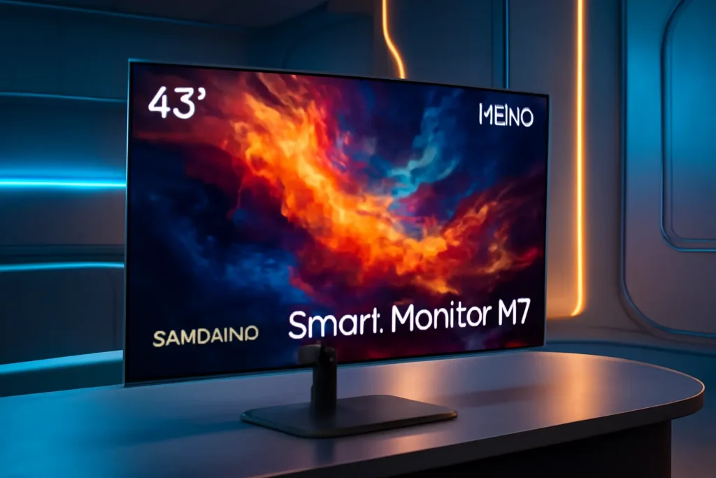 Samsung Smart Monitor M7 43" 2024 4K: Tela Plana, HDR10, Gaming Hub e Mais