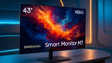 Samsung Smart Monitor M7 43" 2024 4K: Tela Plana, HDR10, Gaming Hub e Mais