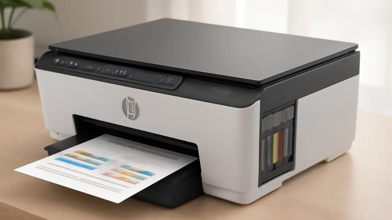 Impressora HP Smart Tank 210 com Tanque de Tinta Colorida - Com Wi-Fi e USB 2.0