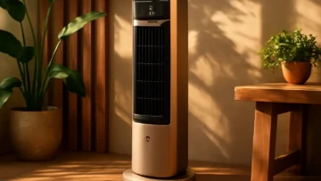 WAP Climatizador de Ar Torre CONTROL DIGITAL 3 em 1 - Climatiza, Umidifica e Ventila