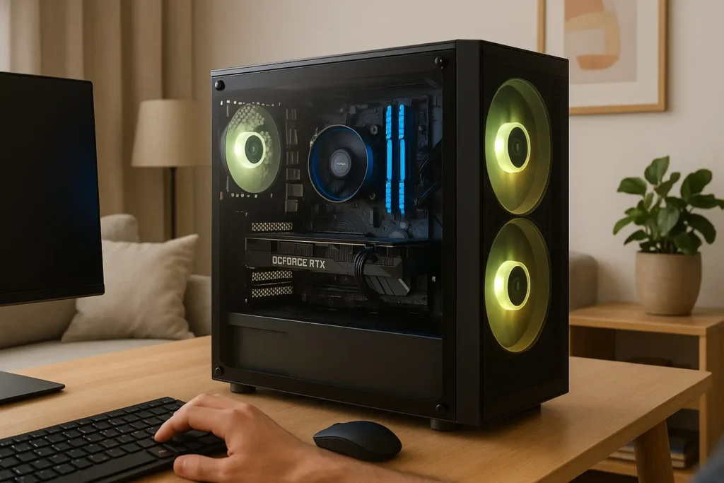 Monte seu PC: Ryzen 7 5700X3D, RTX 4070, 16GB, 480GB SSD