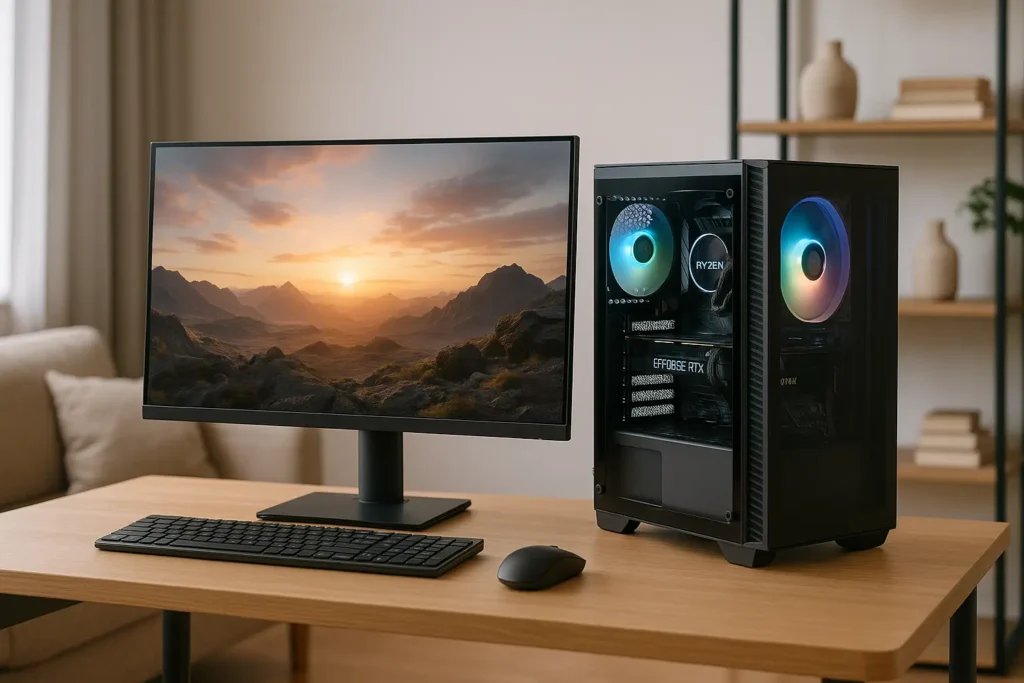 Monte seu PC: Ryzen 7 8700F, RTX 3050, 16GB, 480GB SSD