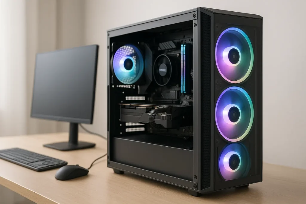 Monte seu PC: Ryzen 5 5500, RTX 4070, 16GB, 512GB SSD