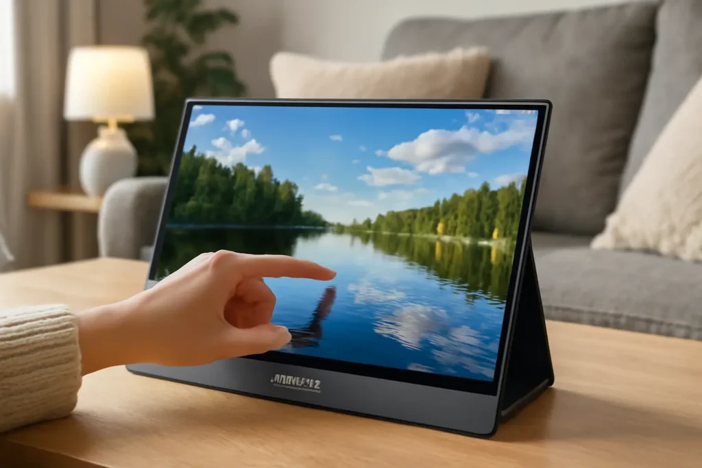 Bettdow Monitor Portátil Touchscreen 15,6'' FHD 1080P