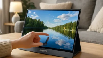 Bettdow Monitor Portátil Touchscreen 15,6'' FHD 1080P