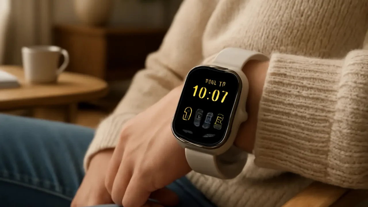 Relógio Inteligente Amazfit Bip 5 46mm A2215 GPS, Chamadas Bluetooth, Bateria de 10 dias