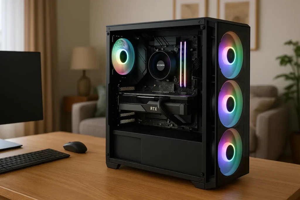 Monte seu PC: Ryzen 9 9900X3D, RTX 5090, 32GB, 2TB SSD