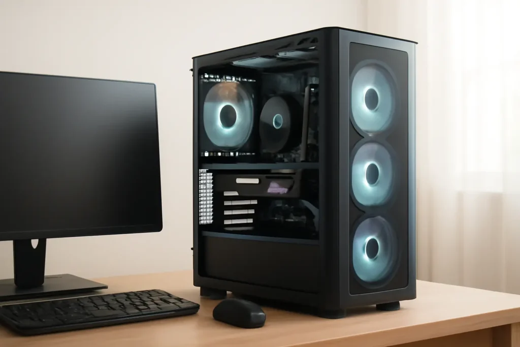 PC Gamer Mancer | AMD Ryzen 5 5500 | RTX 4060 8GB | 16GB DDR4 | SSD 512GB M.2 | 600W 80 Plus