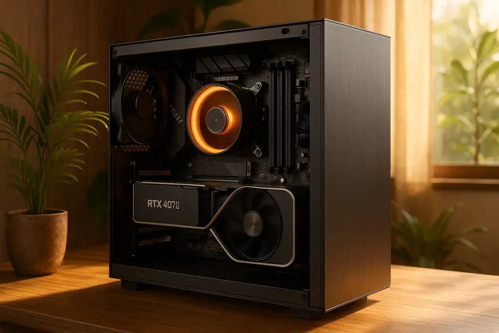 Monte seu PC: Ryzen 9 9950X, RTX 4070, 32GB, 2TB SSD