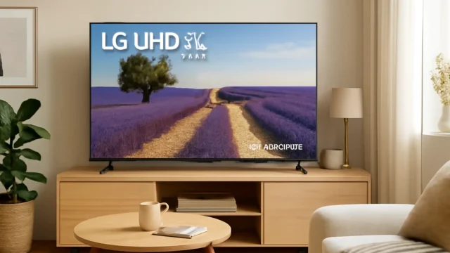 Smart TV 4K 55" LG UHD 55UT8050 com Processador α5 Ger7 AI e Alexa Integrada